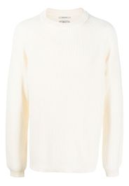 Woolrich ribbed-knit crew-neck jumper - Weiß
