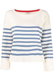 Woolrich striped crew neck jumper - Weiß