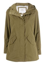 Woolrich hooded zipped military jacket - Grün