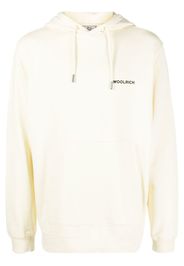 Woolrich graphic-print long-sleeve hoodie - Nude