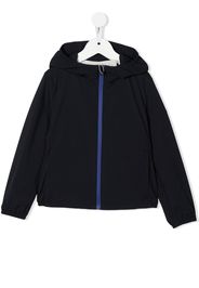 Woolrich Kids two-pocket zip-up hooded jacket - Blau