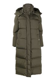 Woolrich Aurora long puffer parka - Grün