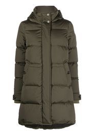 Woolrich fully-padded hooded coat - Grün