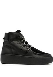 Woolrich faux-fur detail trainers - Schwarz