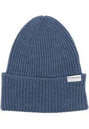 Woolrich ribbed-knit wool beanie - Blau