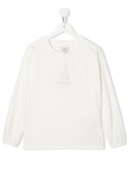 Woolrich Kids T-Shirt aus Bio-Baumwolle - Weiß