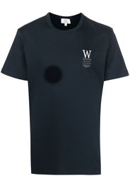 Woolrich logo-print cotton T-shirt - Blau