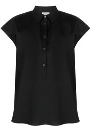 Woolrich cap-sleeves cotton shirt - Schwarz