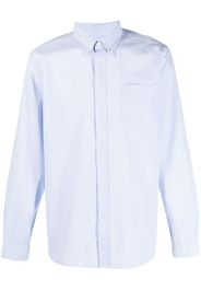 Woolrich striped long-sleeve shirt - Blau
