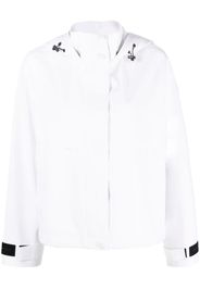 Woolrich logo-patch hooded jacket - Weiß