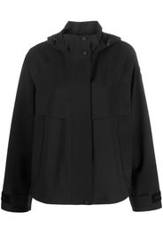Woolrich logo-patch hooded jacket - Schwarz