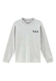 Woolrich Kids logo-print cotton T-shirt - Grau