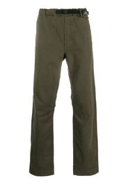 Woolrich Gerade Hose mit Schnalle - Grün