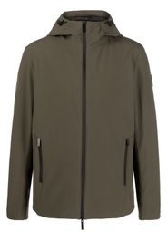 Woolrich Kapuzenjacke mit Logo-Patch - Grün