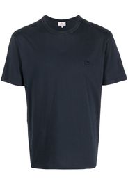 Woolrich logo-patch cotton T-shirt - Blau