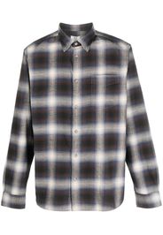 Woolrich check-pattern cotton shirt - Grau