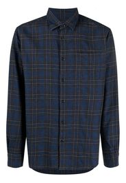 Woolrich long-sleeve checked cotton shirt - Grau