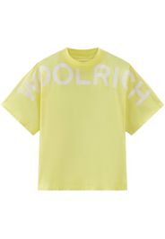 Woolrich T-Shirt mit Logo-Print - Gelb