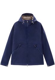 Woolrich Crinkle hooded windbreaker - Blau