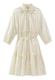 Woolrich Hemdkleid mit Lochstickerei - Nude