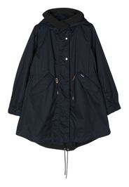 Woolrich tied-waist hooded parka coat - Schwarz