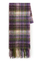 Woolrich check-pattern scarf - Violett