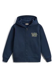 Woolrich zip-up cotton hoodie - Blau