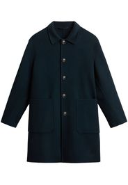Woolrich single-breasted coat - Blau