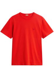 Woolrich logo-patch organic cotton T-shirt - Rot