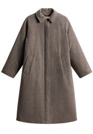Woolrich loro piana patterned coat - Braun