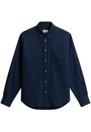 Woolrich Geknöpftes Flanellhemd - Blau