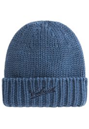 Woolrich Kids Beanie mit Logo-Stickerei - Blau