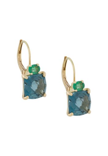 Wouters & Hendrix Gold 18kt Gelbgoldohrringe - Blau