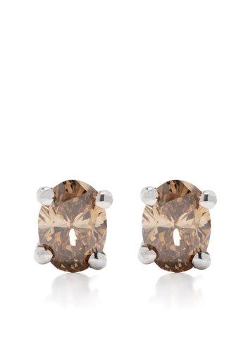 Wouters & Hendrix Gold 18kt white gold diamond stud earrings - Silber