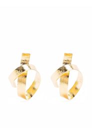 Wouters & Hendrix Swirl twisted earrings - Gold