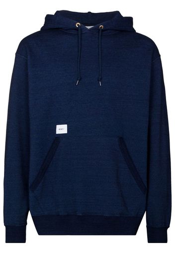 WTAPS blank hooded sweatshirt - Blau