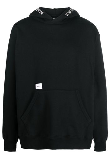 WTAPS Hoodie mit Logo-Patch - Schwarz