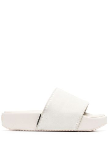 Y-3 slip-on slides - Nude