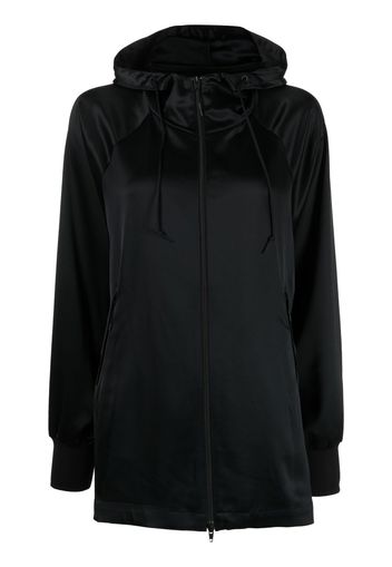 Y-3 hooded long-sleeve top - Schwarz