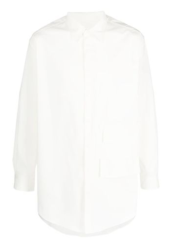 Y-3 pocket-detail shirt - Weiß