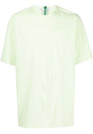 Y-3 logo-print cotton T-Shirt - Grün