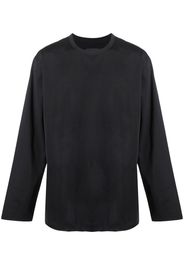 Y-3 tonal-logo long-sleeve T-shirt - Schwarz