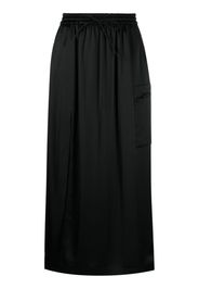 Y-3 side-slit cargo maxi skirt - Schwarz