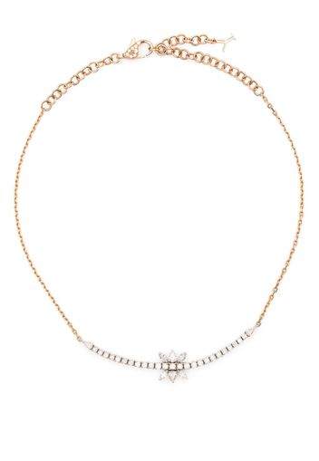 Yeprem 18kt Gelbgold-Choker mit Diamanten