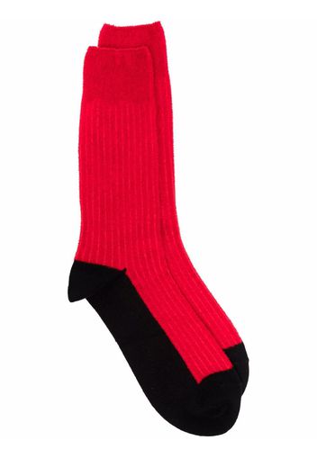 Yohji Yamamoto Lange Socken - Rot