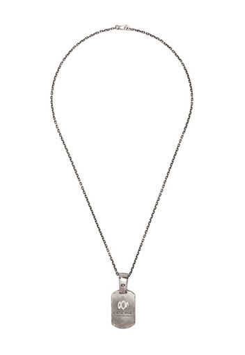 Yohji Yamamoto Gothic pendant necklace - Silber