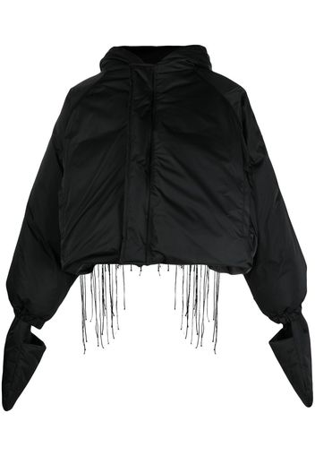 Yohji Yamamoto Bestickte Jacke - Schwarz