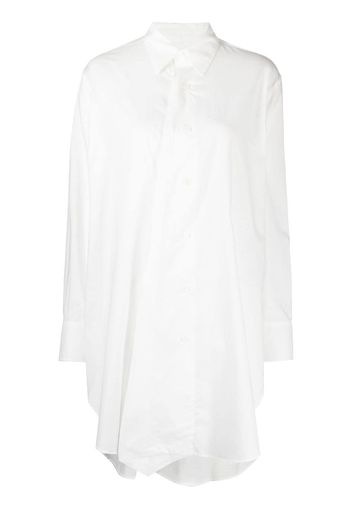 Yohji Yamamoto oversized cotton shirt - Weiß