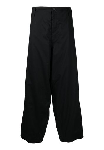 Yohji Yamamoto four-pocket straight trousers - Schwarz