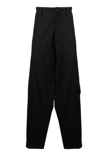 Yohji Yamamoto four-pocket straight trousers - Schwarz